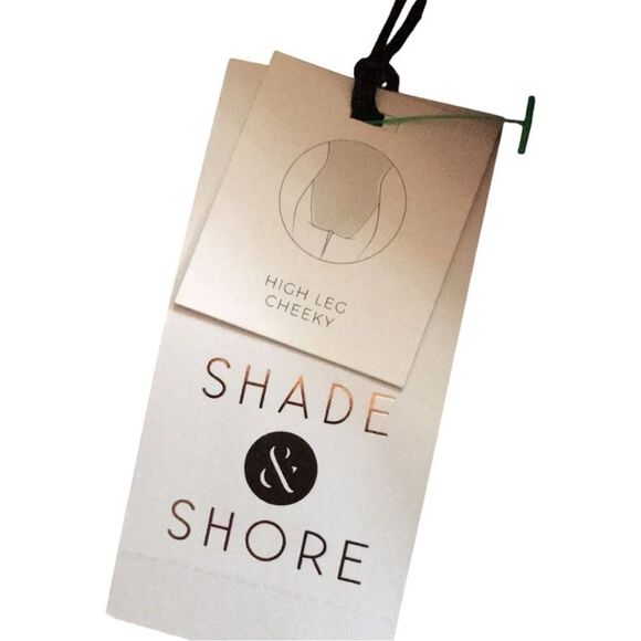 Shade & Shore ~ NEW Cocoa Brown One-Piece Twist Front Plunge Women’s Swimsuit - Picture 7 of 11